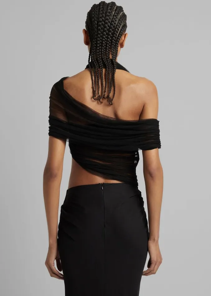 Women The Frankie Shop Bottoms Christopher Esber Magnetica Skirt Black