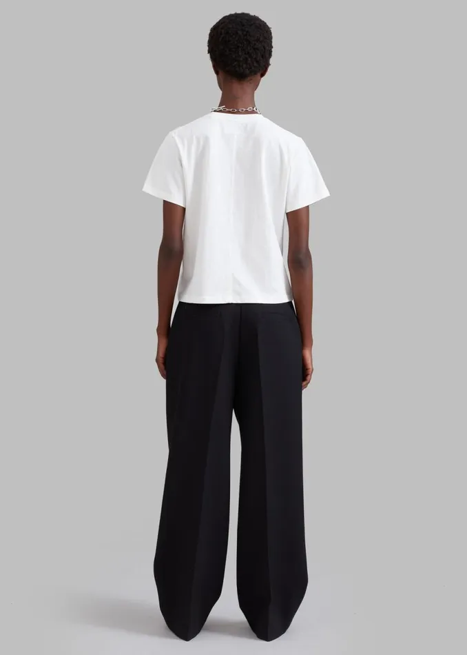 Women The Frankie Shop Bottoms Cian Pintuck Trousers Black