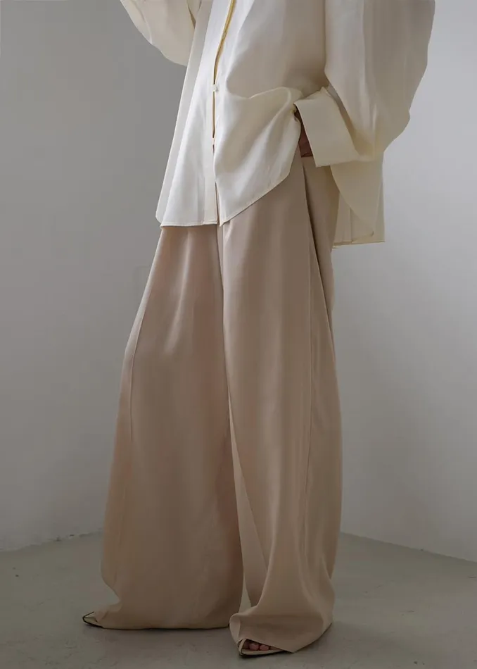 Women The Frankie Shop Bottoms Colyn Trousers Beige