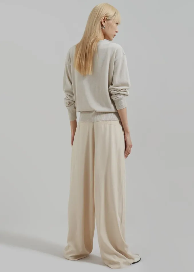 Women The Frankie Shop Bottoms Colyn Trousers Beige