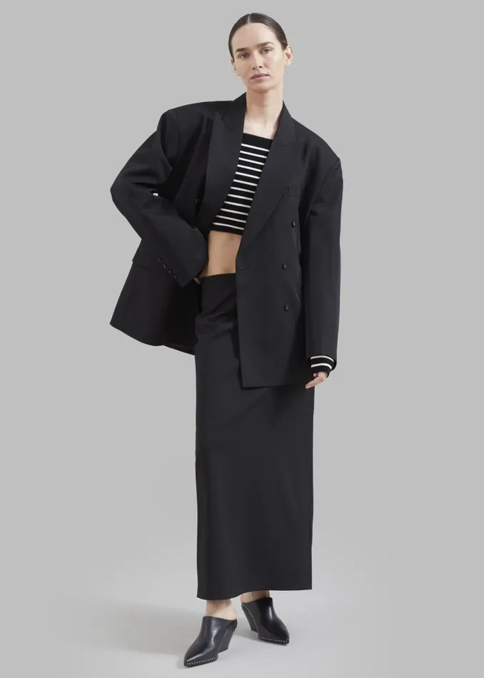 Women The Frankie Shop Bottoms Demi Pencil Skirt Black