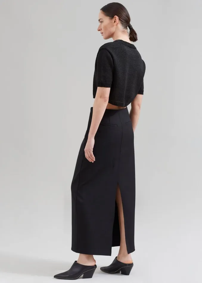 Women The Frankie Shop Bottoms Demi Pencil Skirt Black