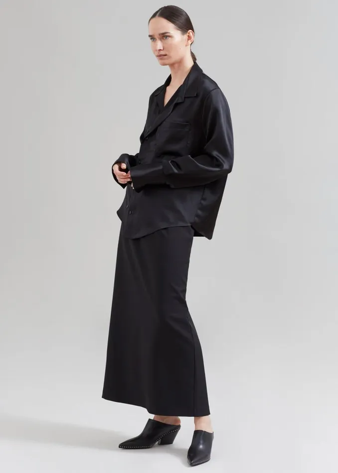 Women The Frankie Shop Bottoms Demi Pencil Skirt Black