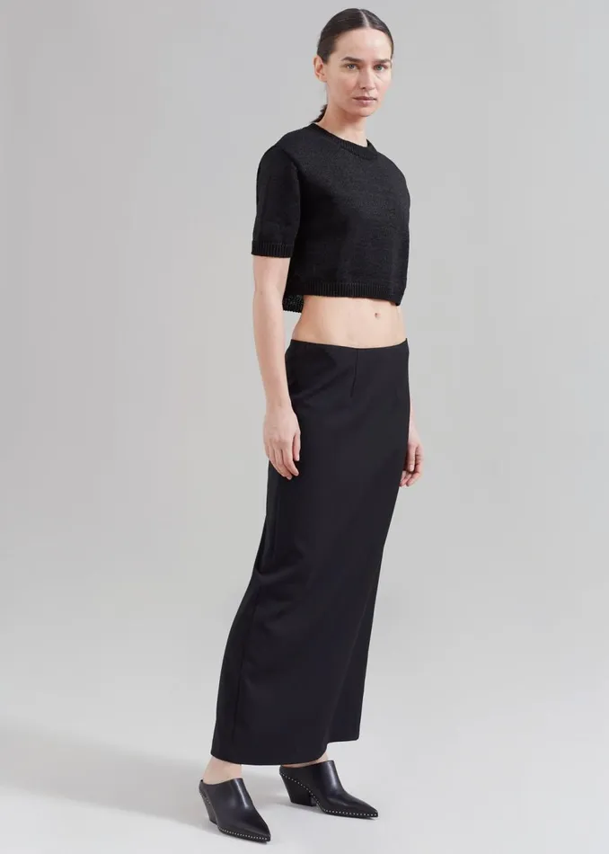 Women The Frankie Shop Bottoms Demi Pencil Skirt Black