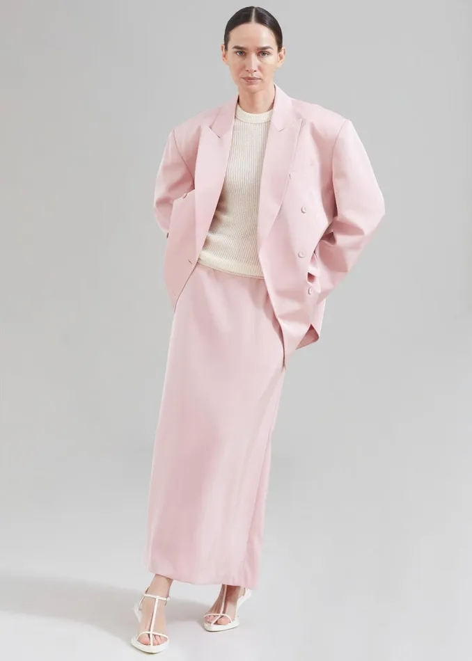 Women The Frankie Shop Bottoms Demi Pencil Skirt Pink
