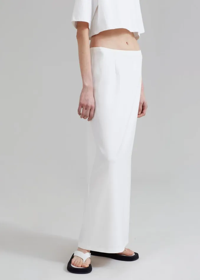 Women The Frankie Shop Bottoms Demi Pencil Skirt White