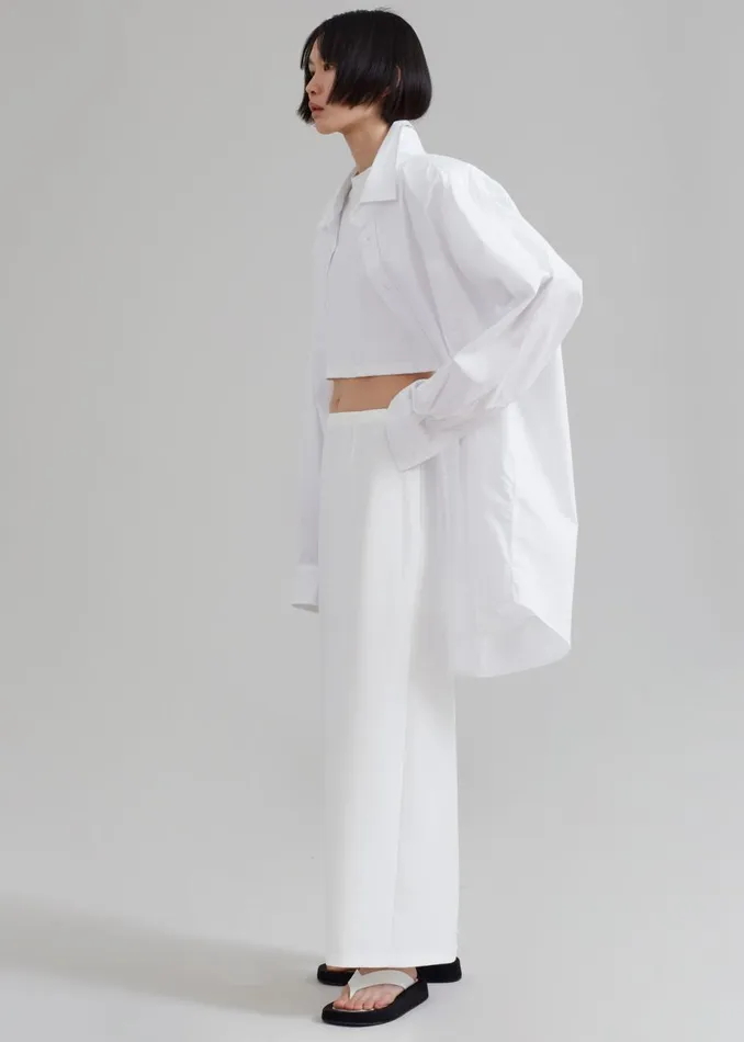 Women The Frankie Shop Bottoms Demi Pencil Skirt White