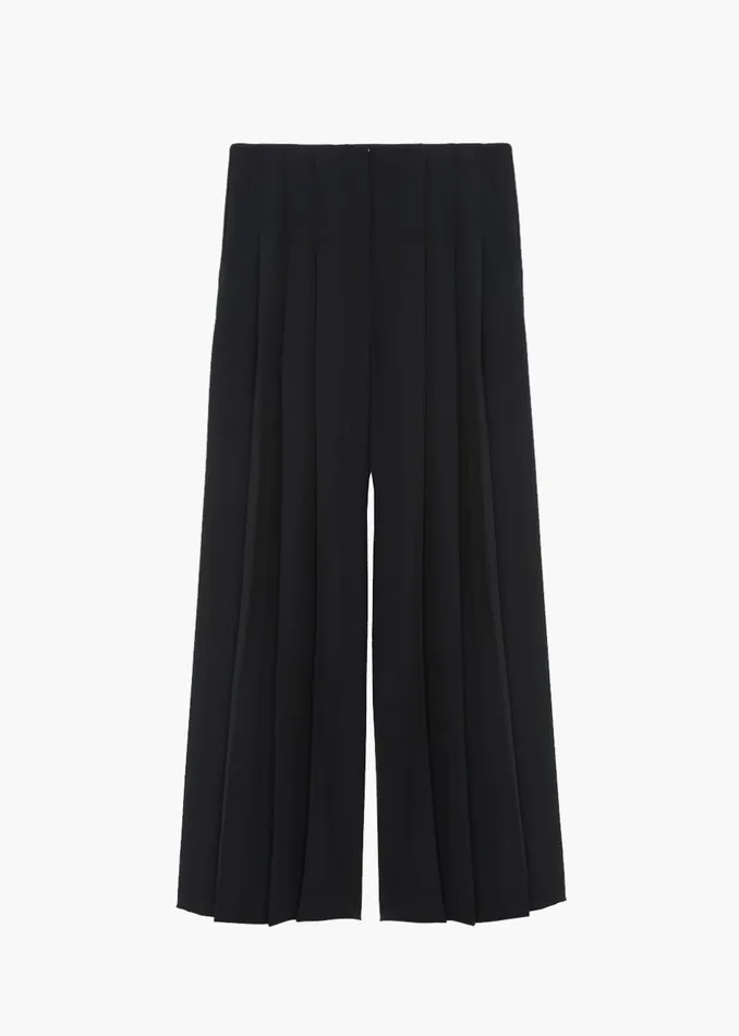 Women The Frankie Shop Bottoms Dillon Pleated Pants Black