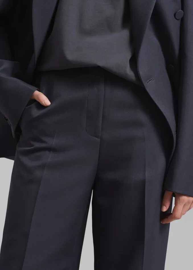 Women The Frankie Shop Bottoms Dixie Trousers Charcoal