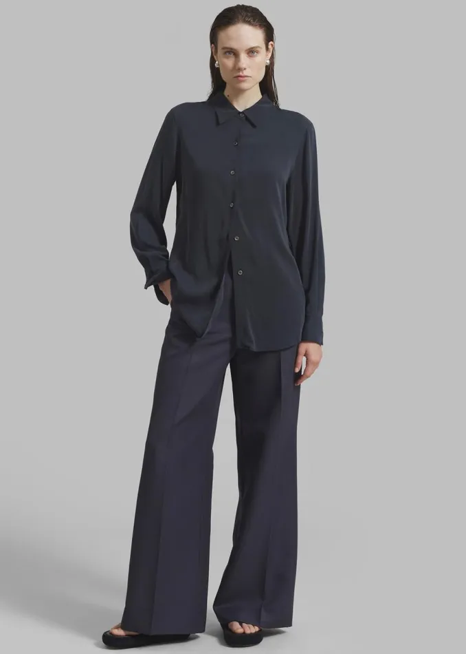 Women The Frankie Shop Bottoms Dixie Trousers Charcoal