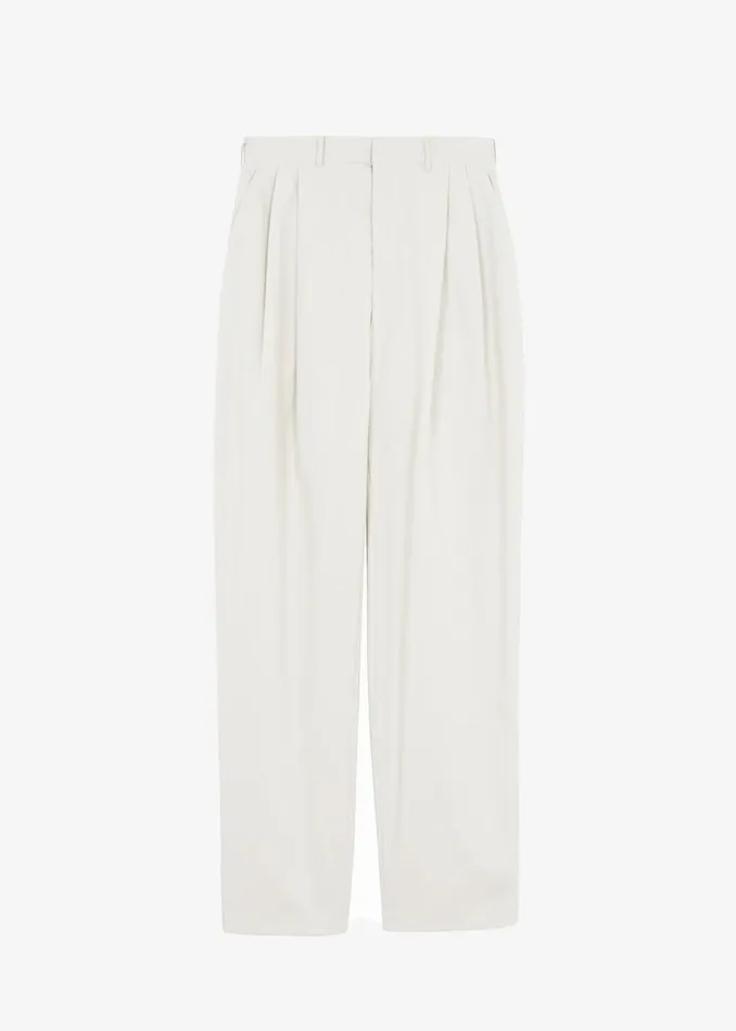 Women The Frankie Shop Bottoms Effie Pleated Pants Beige
