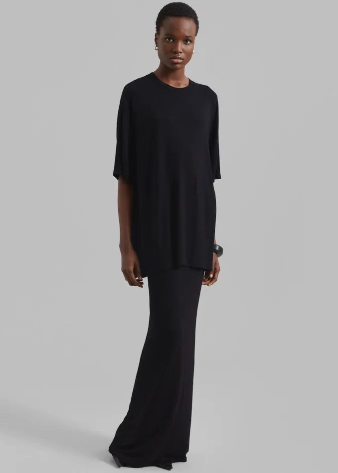 Women The Frankie Shop Bottoms Ella Maxi Skirt Black