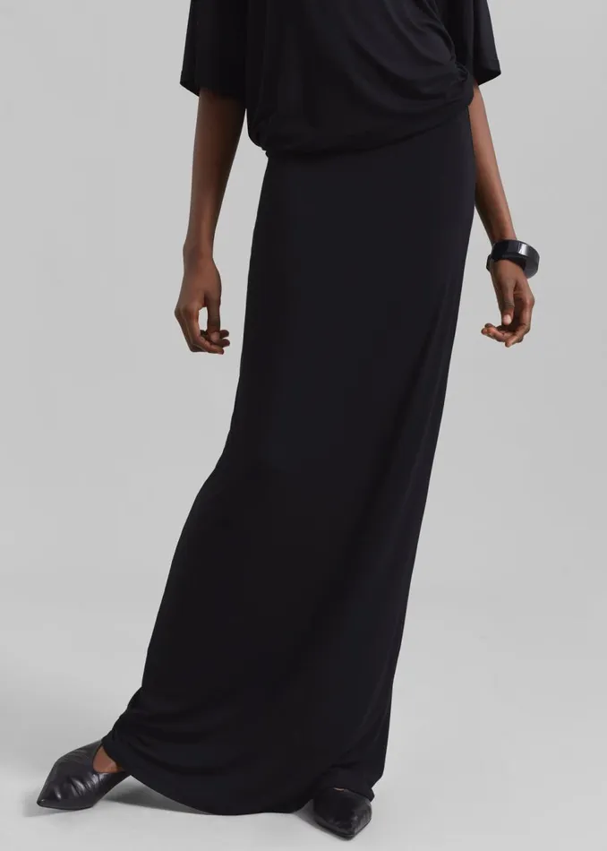 Women The Frankie Shop Bottoms Ella Maxi Skirt Black