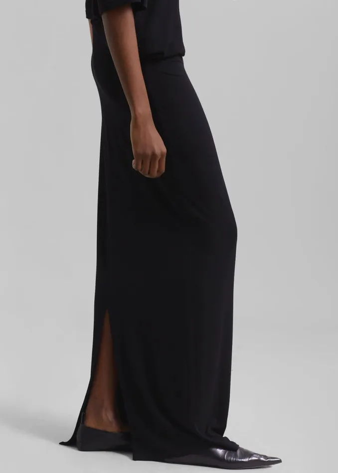 Women The Frankie Shop Bottoms Ella Maxi Skirt Black