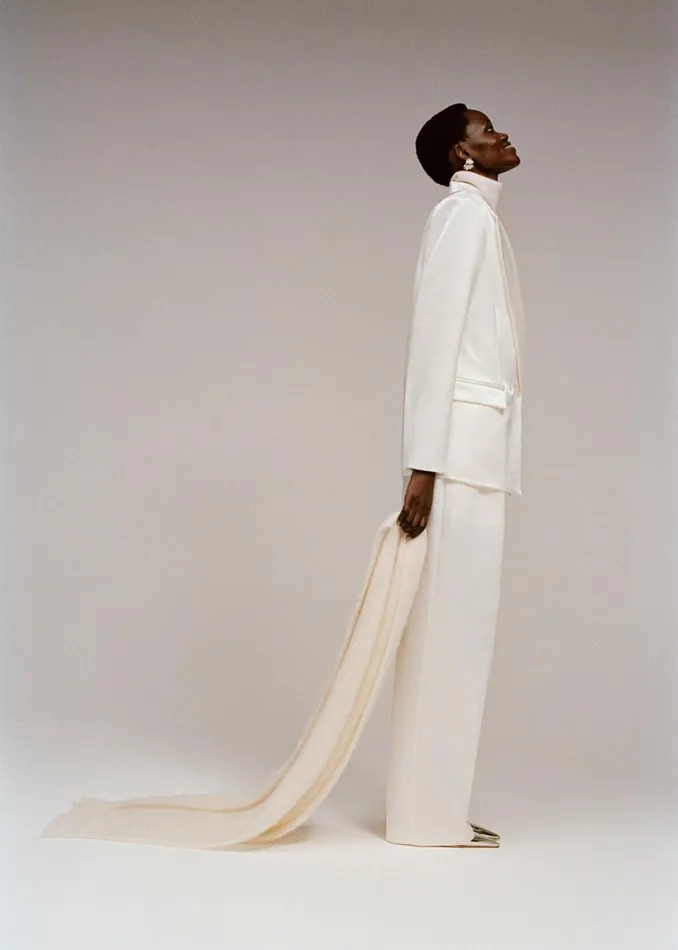 Women The Frankie Shop Bottoms Elvira Pleated Trousers Ivory