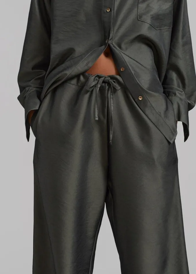 Women The Frankie Shop Bottoms Ethel Pants Peacock