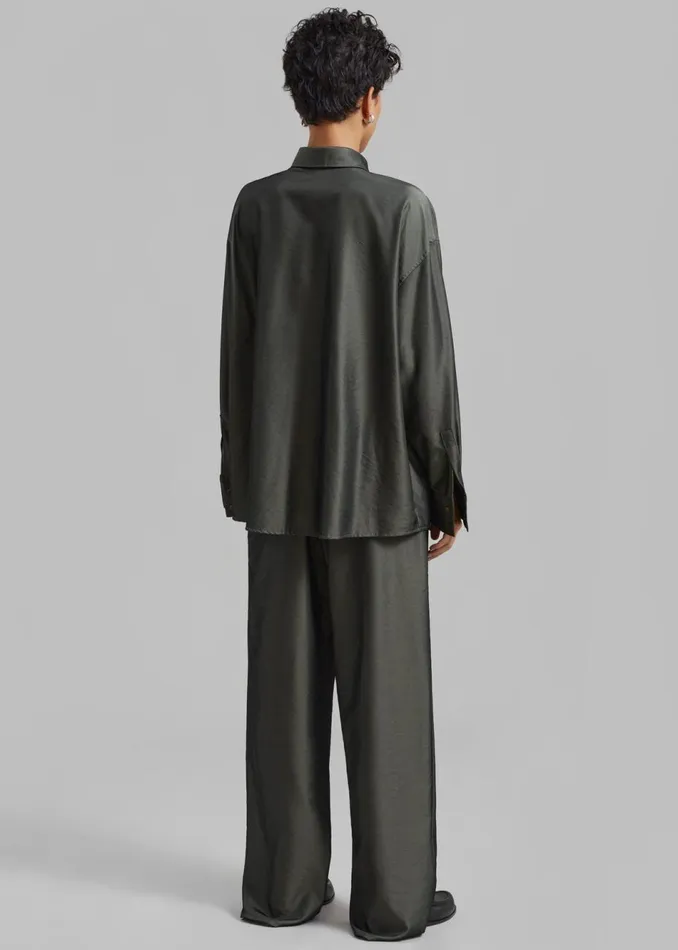 Women The Frankie Shop Bottoms Ethel Pants Peacock