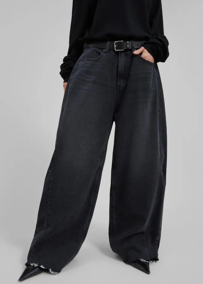 Women The Frankie Shop Bottoms Gatlin Jeans Black Wash