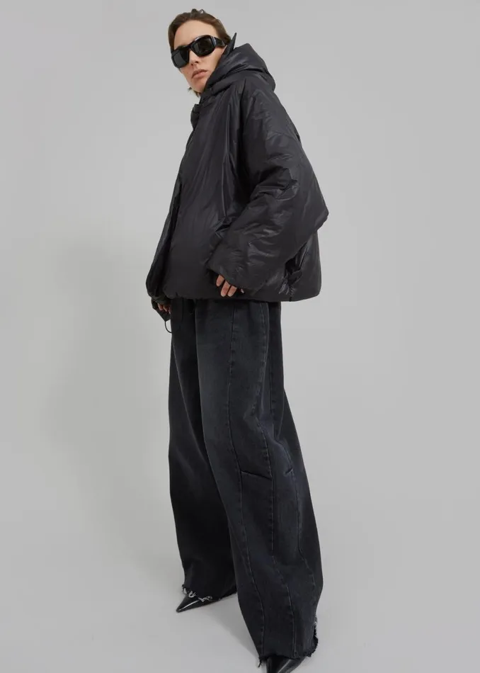 Women The Frankie Shop Bottoms Gatlin Jeans Black Wash