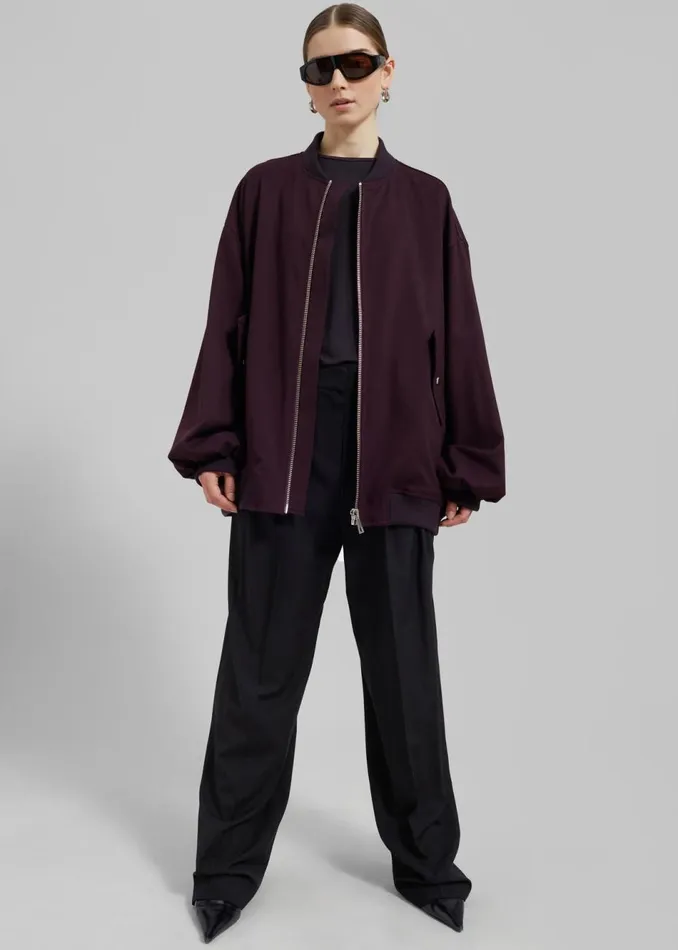 Women The Frankie Shop Bottoms Gelso Pleated Trousers Black