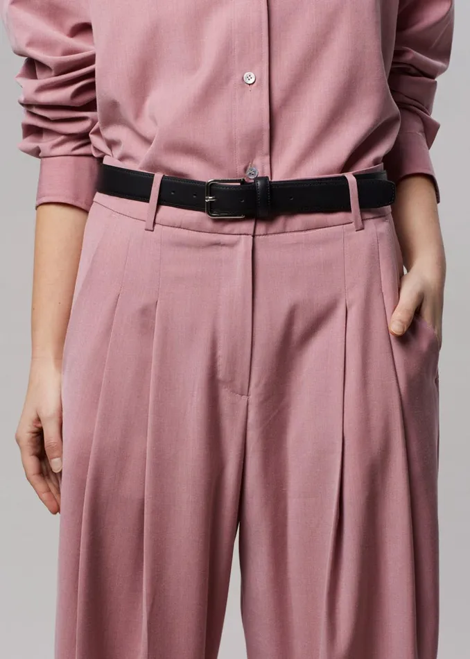 Women The Frankie Shop Bottoms Gelso Pleated Trousers Rose