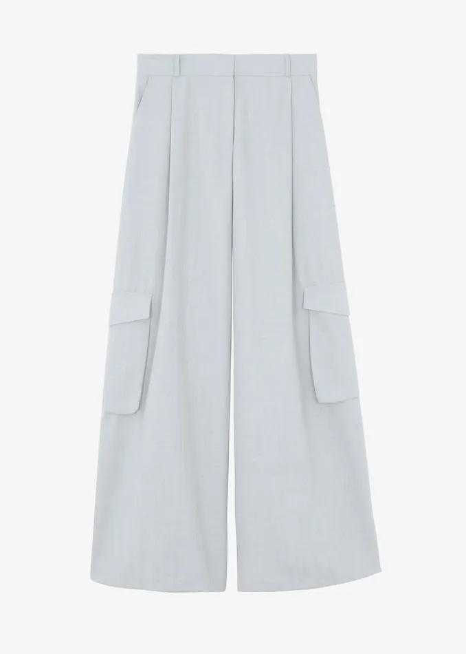 Women The Frankie Shop Bottoms Gladys Cargo Pants Grey