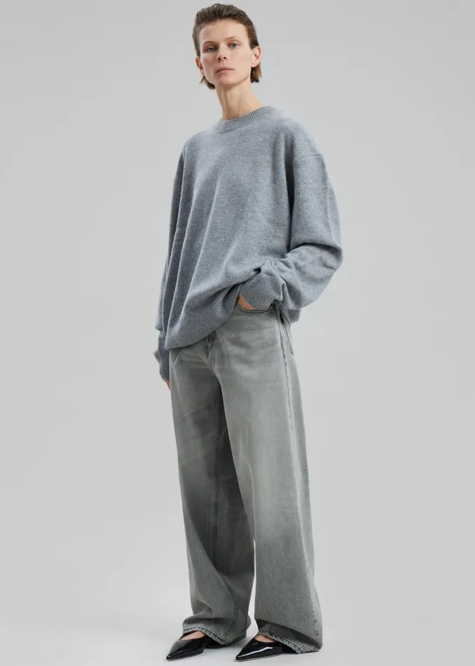 Women The Frankie Shop Bottoms Haikure Bethany Jeans Palermo Grey