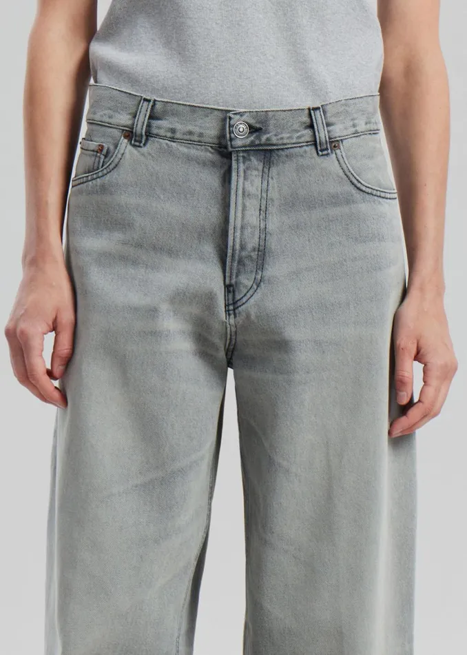 Women The Frankie Shop Bottoms Haikure Bethany Jeans Palermo Grey