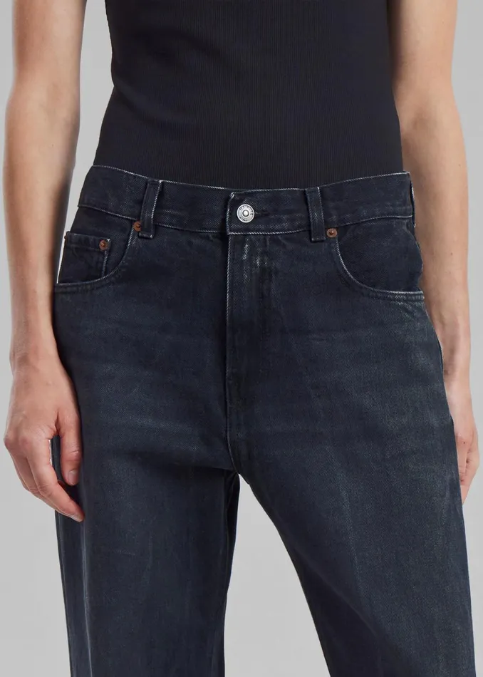 Women The Frankie Shop Bottoms Haikure Bonnie Bassano Jeans Black