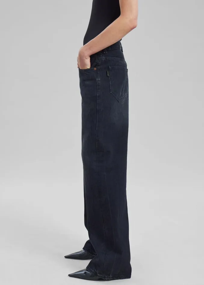 Women The Frankie Shop Bottoms Haikure Bonnie Bassano Jeans Black