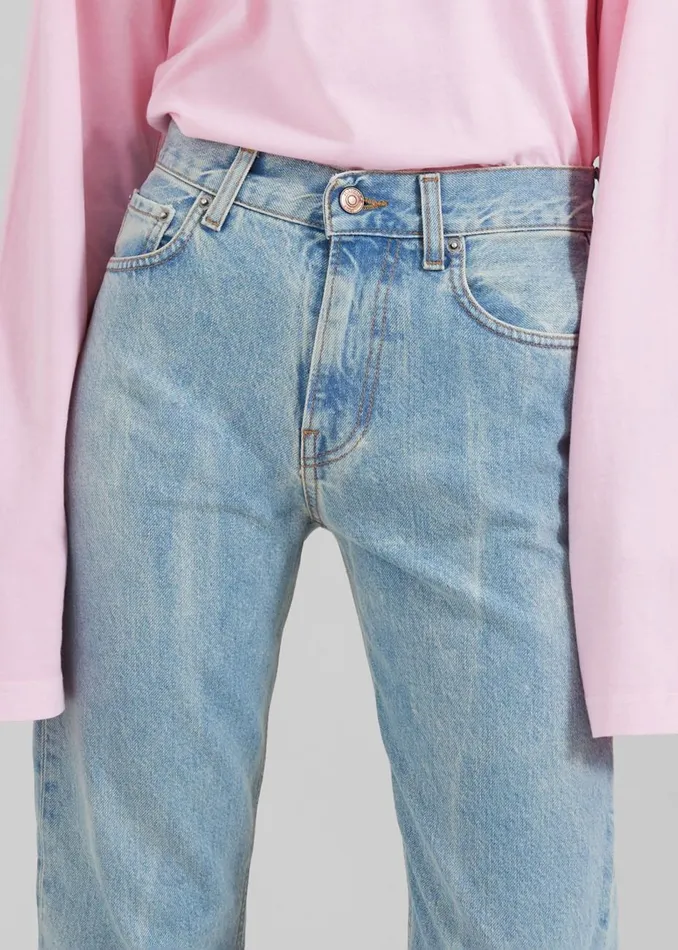 Women The Frankie Shop Bottoms Haikure Cleo Jeans Bleach Blue