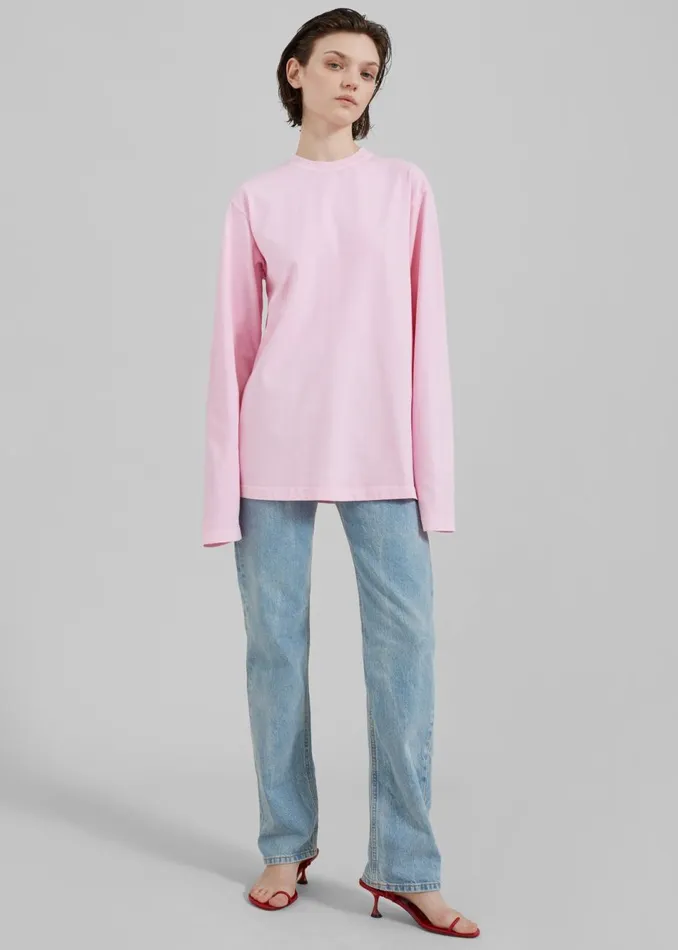 Women The Frankie Shop Bottoms Haikure Cleo Jeans Bleach Blue