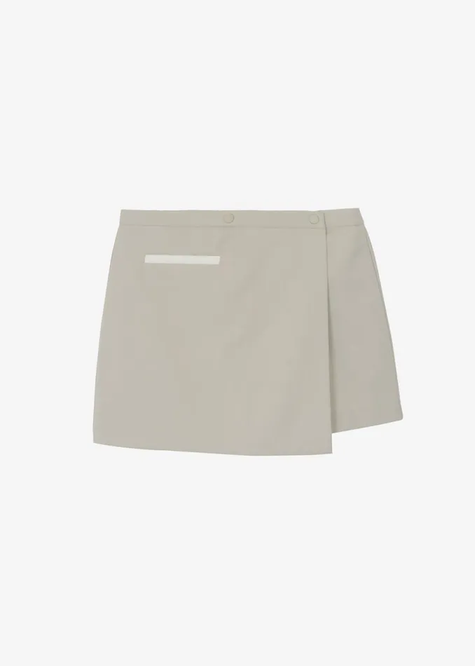 Women The Frankie Shop Bottoms Hava Wrap Skort Beige