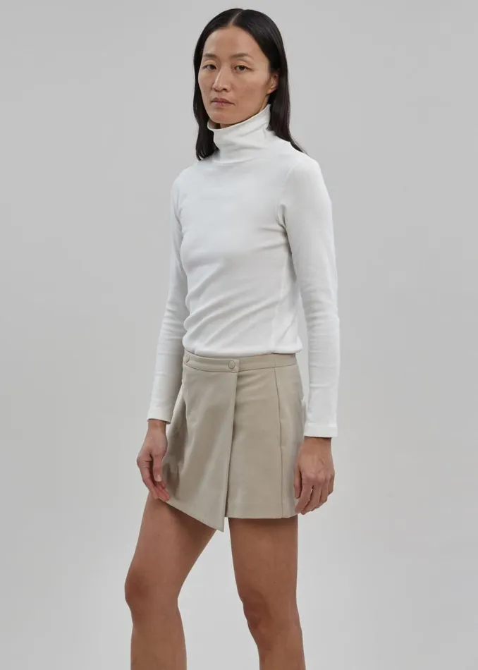 Women The Frankie Shop Bottoms Hava Wrap Skort Beige