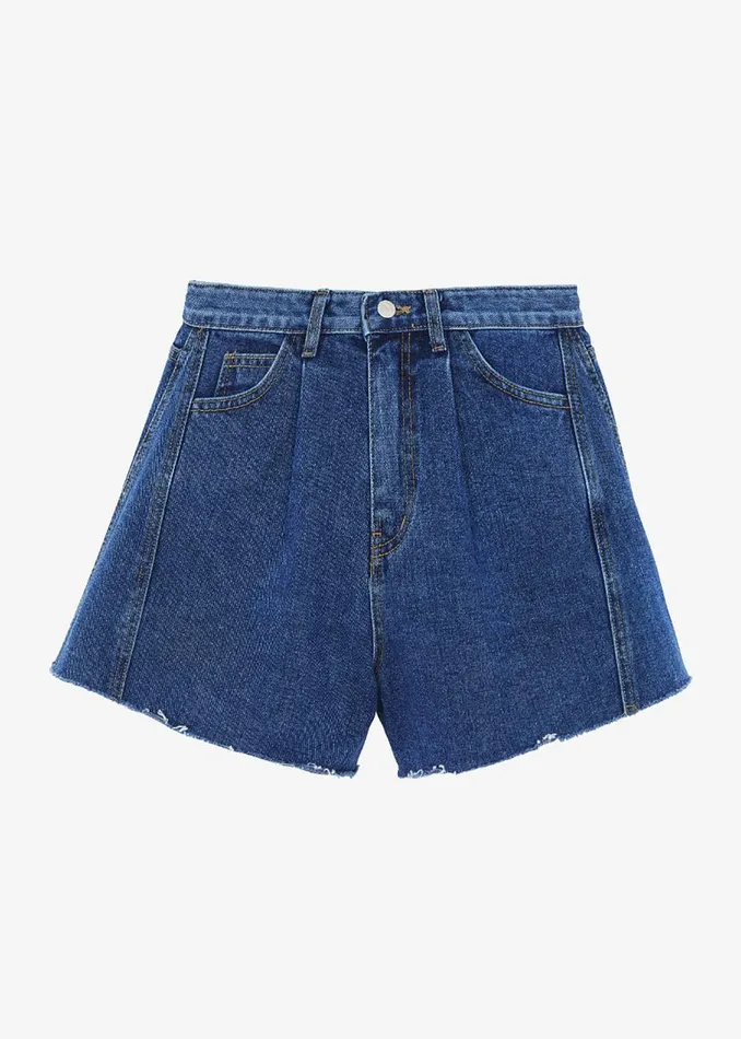 Women The Frankie Shop Bottoms Howell Denim Shorts Blue Denim