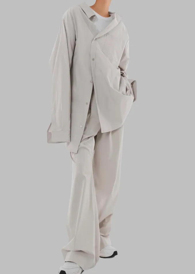 Women The Frankie Shop Bottoms Jayden Wide Pants Taupe