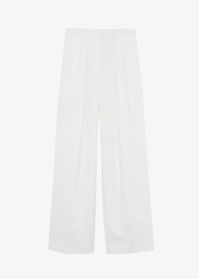 Women The Frankie Shop Bottoms Jayden Wide Pants White