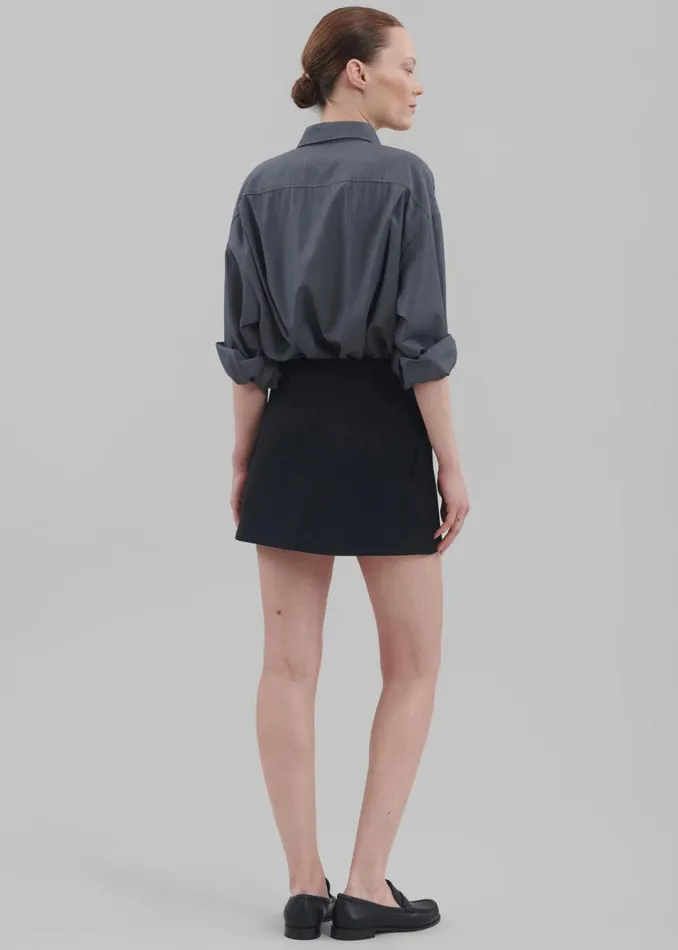 Women The Frankie Shop Bottoms Julie Wrap Mini Skort Black