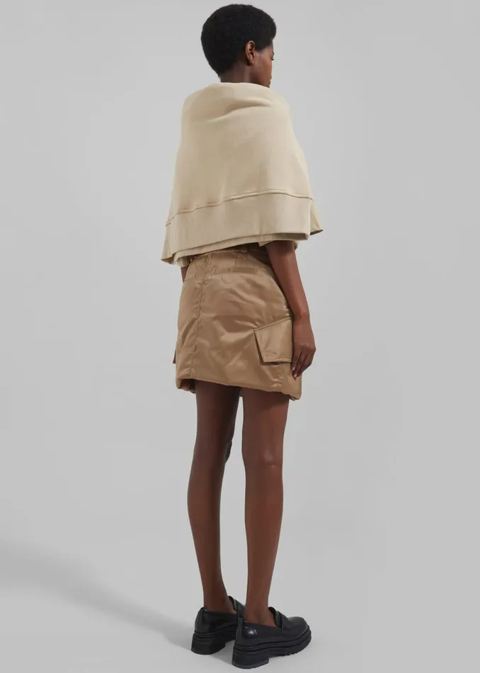 Women The Frankie Shop Bottoms JW Anderson Padded Cargo Mini Skirt Beige