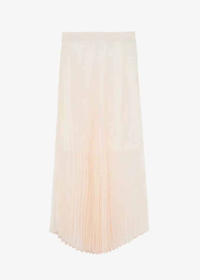 Women The Frankie Shop Bottoms Kaya Pleated Maxi Skirt Beige