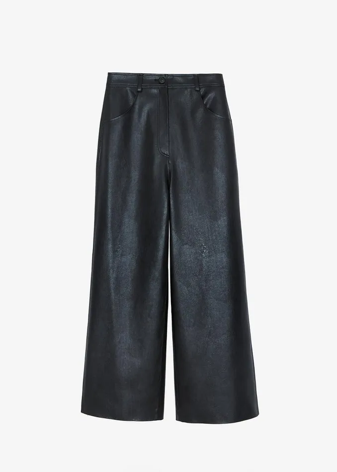 Women The Frankie Shop Bottoms Kira Wide Pants Black