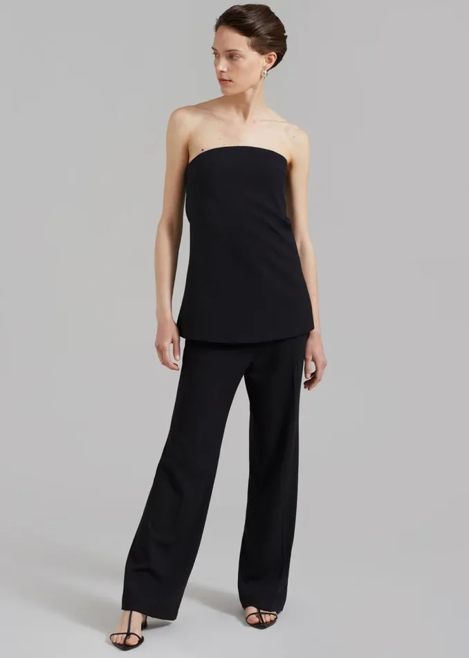 Women The Frankie Shop Bottoms Kit Trousers Black