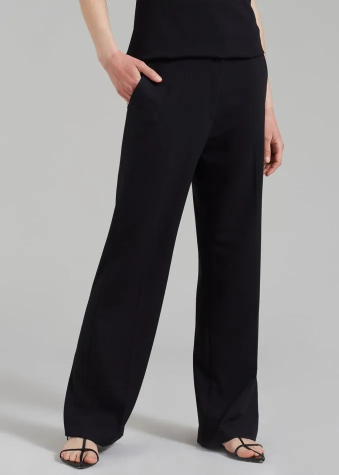 Women The Frankie Shop Bottoms Kit Trousers Black