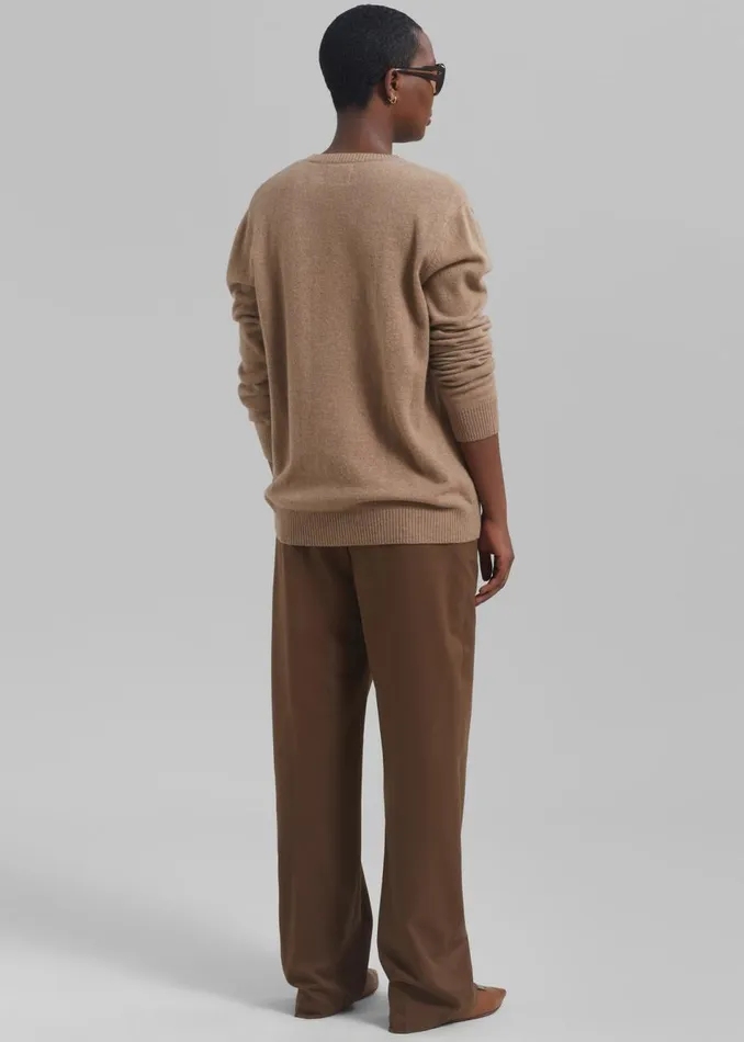 Women The Frankie Shop Bottoms Kylen Trousers Brown