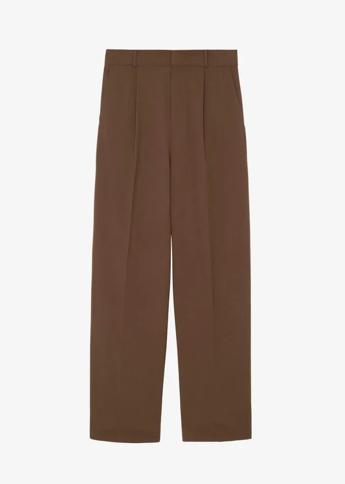 Women The Frankie Shop Bottoms Kylen Trousers Brown