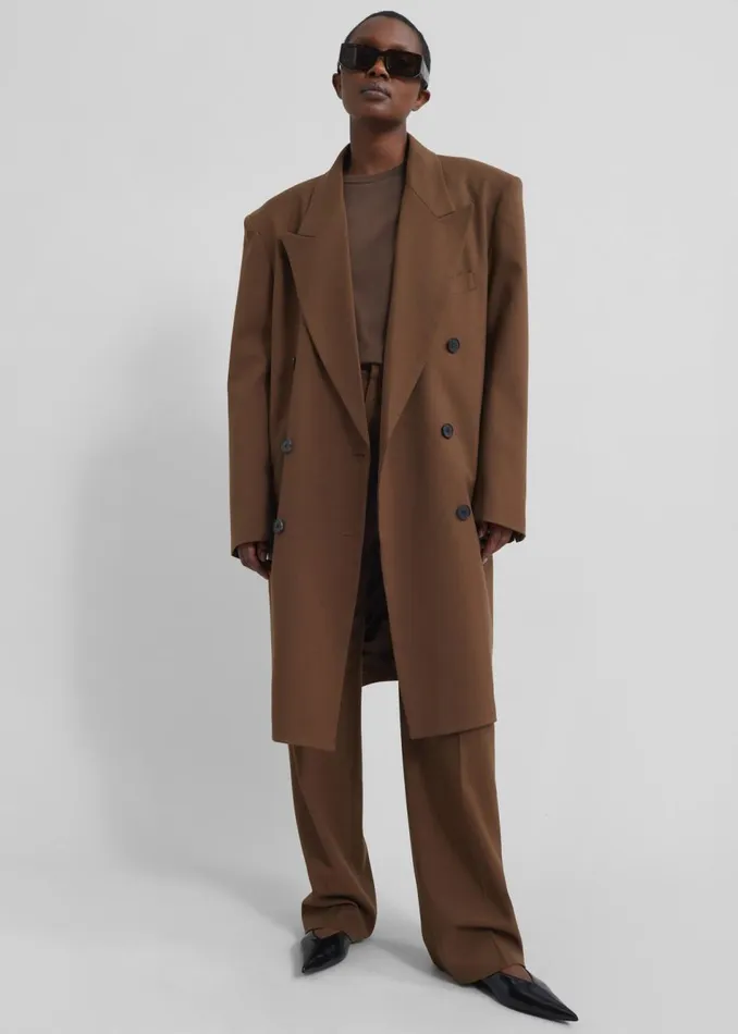 Women The Frankie Shop Bottoms Kylen Trousers Brown