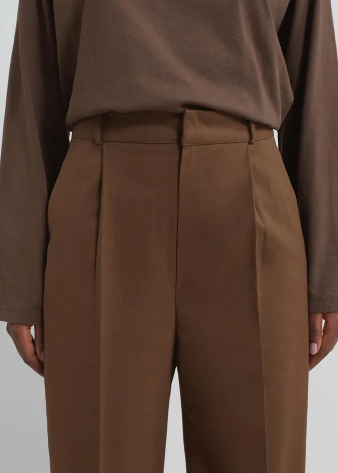 Women The Frankie Shop Bottoms Kylen Trousers Brown