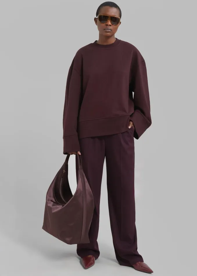 Women The Frankie Shop Bottoms Kylen Trousers Prune