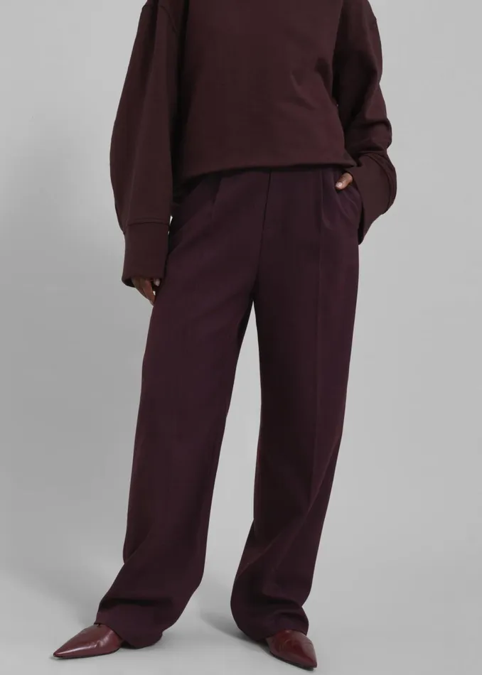 Women The Frankie Shop Bottoms Kylen Trousers Prune