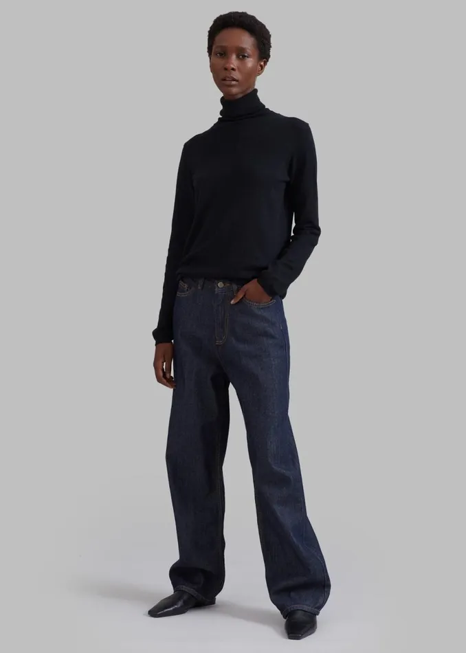Women The Frankie Shop Bottoms Laris Jeans Indigo